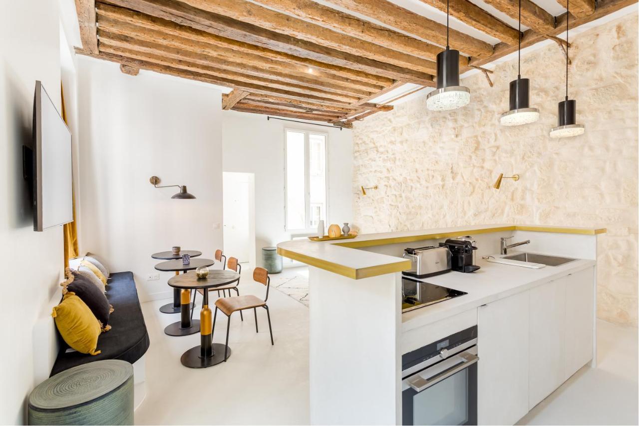 Habitat Parisien - 2Br-2Ba - Marais - Hotel De Ville Dış mekan fotoğraf